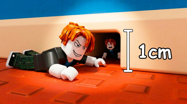 Escape as a Tiny Human Roblox gameplay screenshot